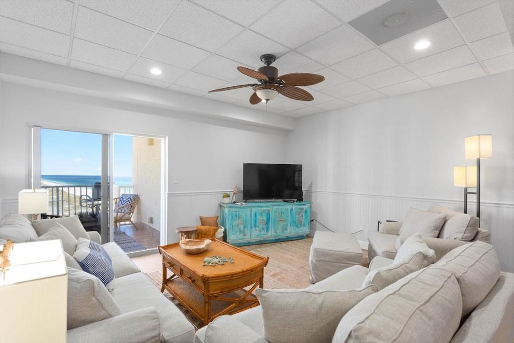 Ocean Front Penthouse Suite Panoramic Views Of Gulf,Pensacola Beach,Pier, & Bay Exterior photo