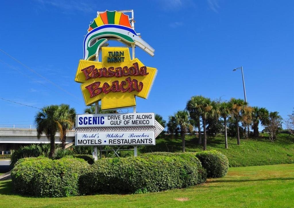 Ocean Front Penthouse Suite Panoramic Views Of Gulf,Pensacola Beach,Pier, & Bay Exterior photo