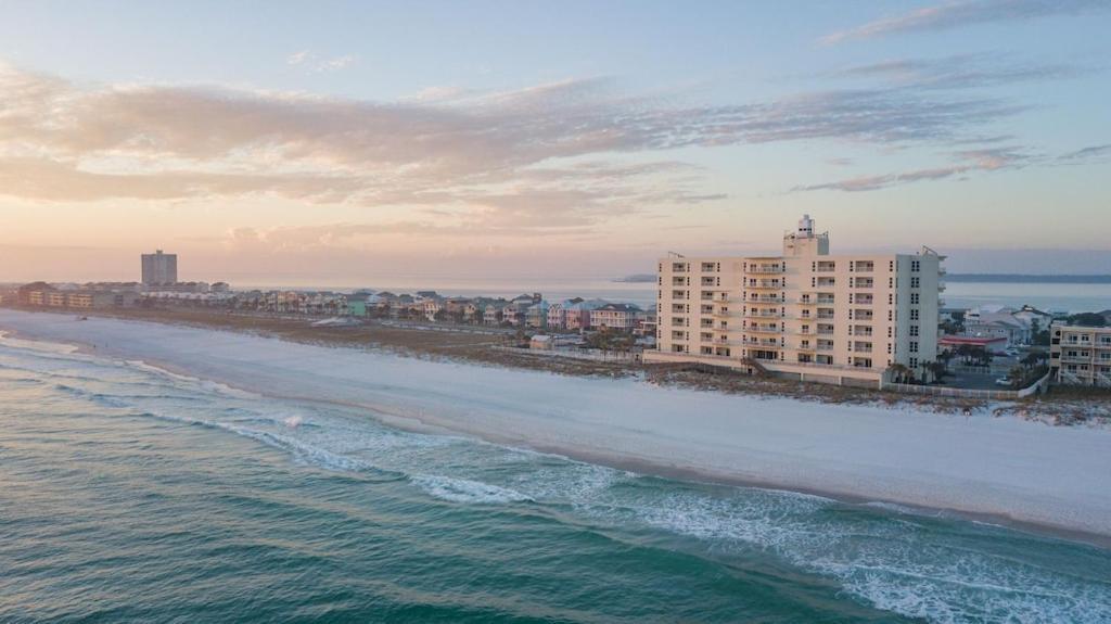 Ocean Front Penthouse Suite Panoramic Views Of Gulf,Pensacola Beach,Pier, & Bay Exterior photo